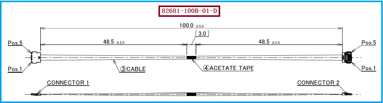 I-PEX 82681-100B-01-D极细同轴线束 I-PEX 82681-100B-01-D极细同轴线束