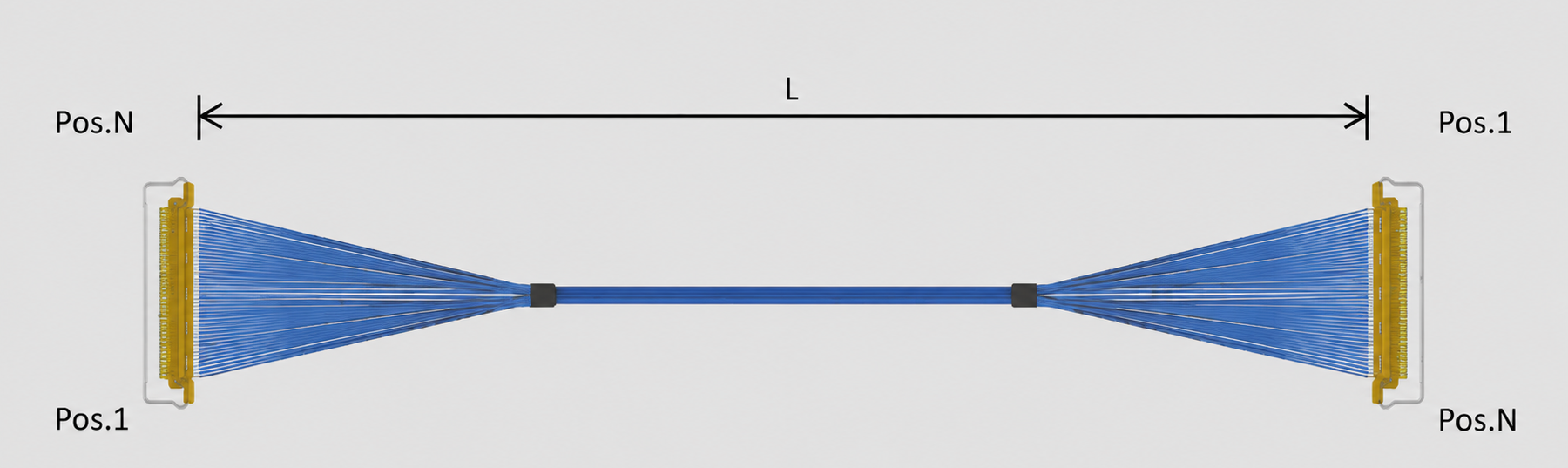 I-PEX CABLINE-VS_20454(1-N)极细同轴线束 I-PEX CABLINE-VS_20454(1-N)极细同轴线束
